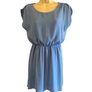 Gianni Bini blue, elastic waist, sleeveless dress size S